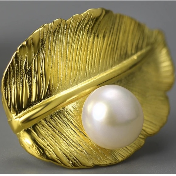 🎁 925 Silver Artisan Handmade Natural Pearl The Zenaide Earrings - Picture 7 of 7